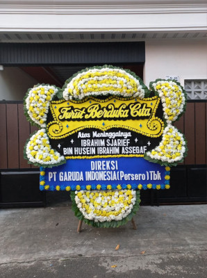 Papan Bunga Duka di Tumumpa Satu