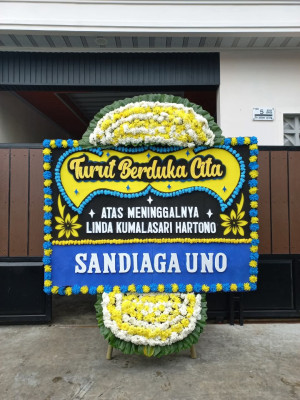 Papan Bunga Duka di Tumumpa Satu