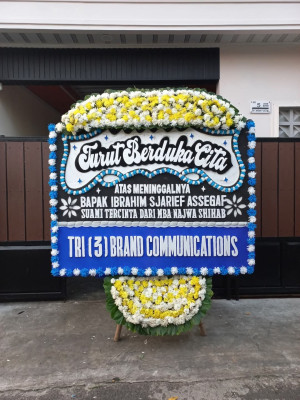 Papan Bunga Duka di Tumumpa Satu